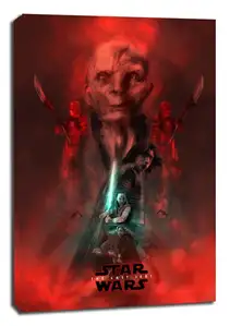 Star Wars Gwiezdne Wojny – Ostatni Jedi – bohaterowie - obraz na płótnie