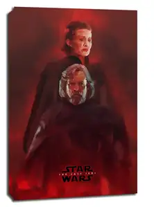 Star Wars Gwiezdne Wojny – Ostatni Jedi – bohaterowie - obraz na płótnie