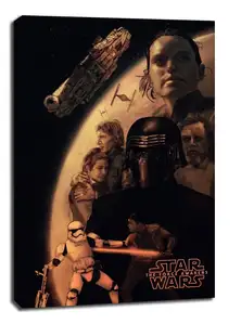 Star Wars Gwiezdne Wojny Przebudzenie Mocy - obraz na płótnie