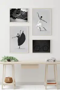 [Zestaw] Balerina - plakat + Baletnica - plakat + Deskorolka - plakat + Rower - plakat