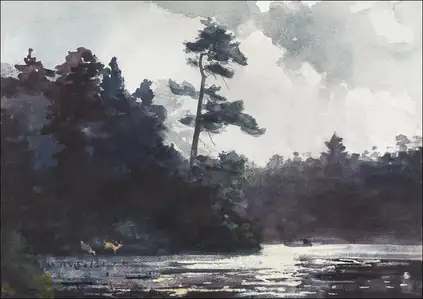 Adirondack Lake - plakat