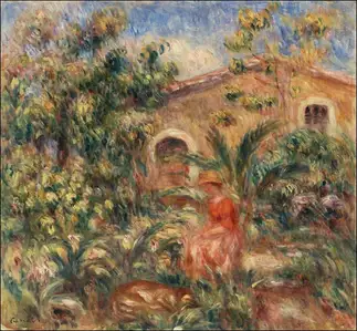 Farmhouse, Pierre-Auguste Renoir - plakat