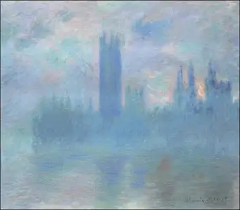 Houses of Parliament, London, Claude Monet - plakat
