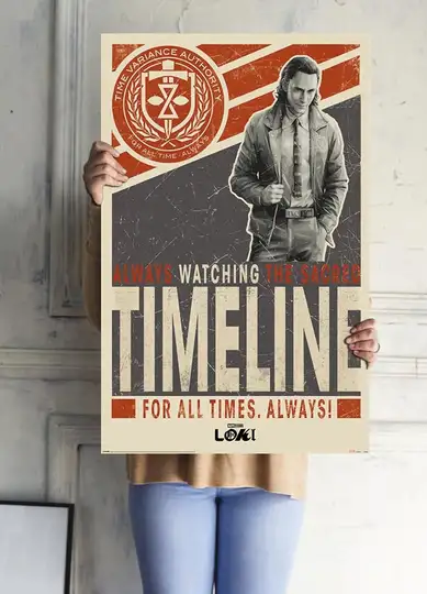 Loki For All Time Tom Hiddleston - plakat