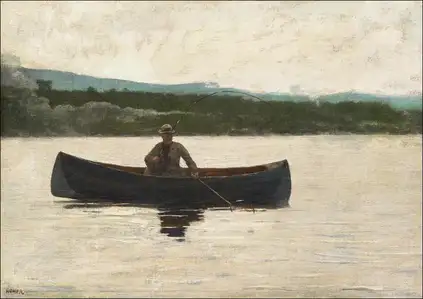Playing a Fish - plakat