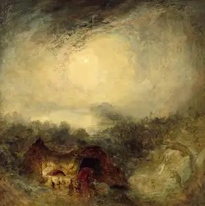 The Evening of the Deluge, William Turner - plakat