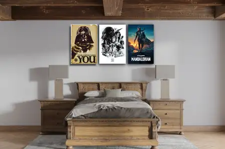 [Zestaw] Star Wars Gwiezdne Wojny - Empire Needs You - plakat + Gwiezdne Wojny Star Wars 40th Anniversary - plakat filmowy + Star Wars The Mandalorian Nightfall - plakat
