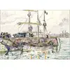 Docks at Saint Malo, Paul Signac - plakat