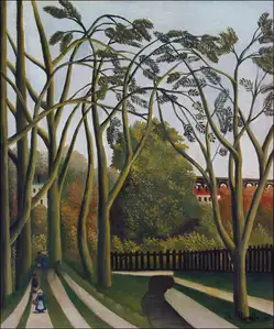 The Banks of the Bièvre near Bicêtre - plakat