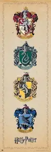 Harry Potter Herby Domów Magii - plakat