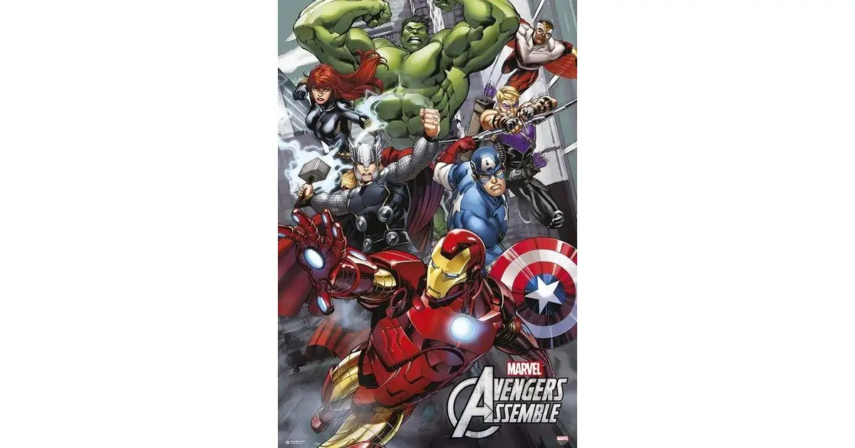 Marvel Avengers Assemble - plakat - Galeria Plakatu