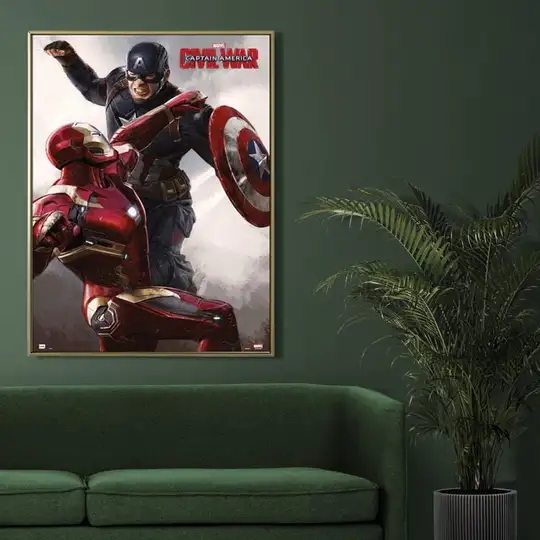 Marvel Kapitan Ameryka Civil War Iron Man - plakat - Galeria Plakatu
