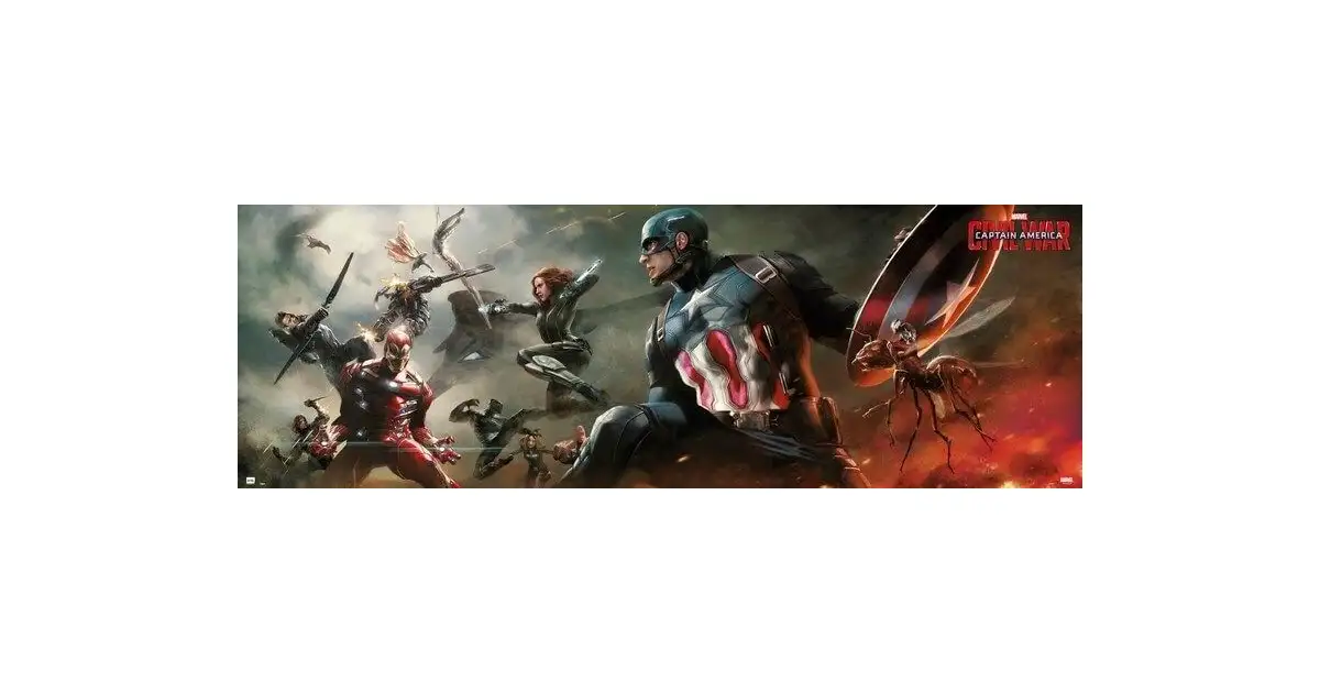Marvel Kapitan Ameryka Civil War - plakat - Galeria Plakatu