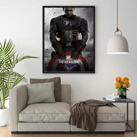 Marvel Kapitan Ameryka - plakat filmowy - Galeria Plakatu
