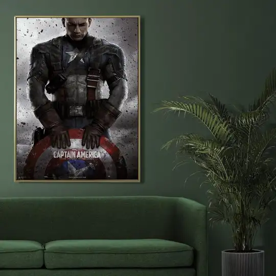 Marvel Kapitan Ameryka - plakat filmowy - Galeria Plakatu