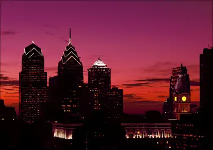 Skyline of Philadelphia., Carol Highsmith - plakat
