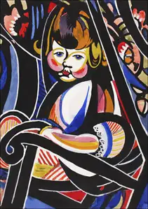 Child in Rocker, Henry Lyman Sayen - plakat