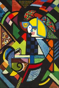 Daughter in a Rocker, Henry Lyman Sayen - plakat