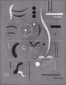 Gris, Wassily Kandinsky - plakat