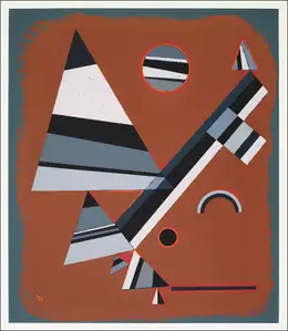 Houses at Murnau, Wassily Kandinsky - plakat