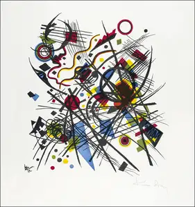 Kleine Welten II, Wassily Kandinsky - plakat