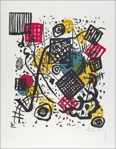 Kleine Welten IV, Wassily Kandinsky - plakat