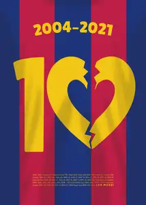 Messi - plakat