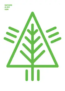 Nature Is My God - plakat