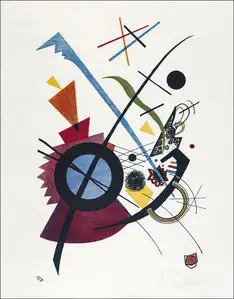 Rain Landscape, Wassily Kandinsky - plakat
