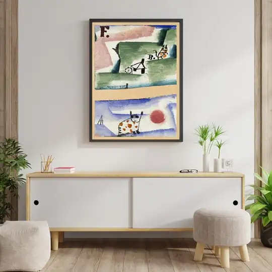 Tomcat's Turf, Paul Klee - plakat