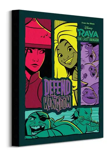 Raya And The Last Dragon Comic Panels - obraz na płótnie - Galeria Plakatu