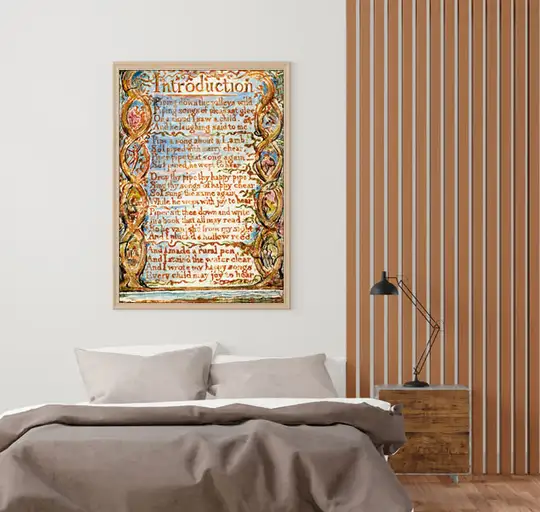 Songs of Innocence- Introduction, William Blake - plakat