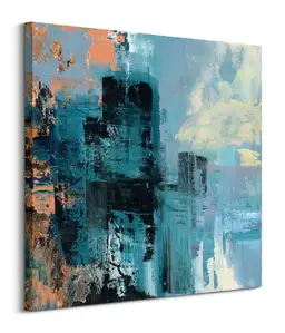 Misty City - obraz na płótnie