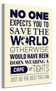 Save The World - obraz na płótnie