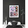 Art deco pattern, art nouveau painting, plate no. 11 from Floréal, E. A. Séguy -  plakat