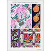 Art deco pattern, art nouveau painting, plate no. 11 from Floréal, E. A. Séguy -  plakat