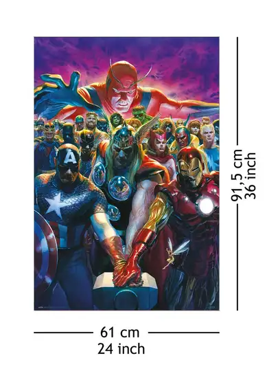 Avengers Marvel - plakat - Galeria Plakatu