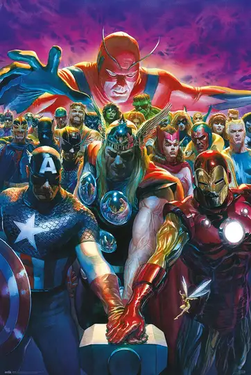 Avengers Marvel - plakat - Galeria Plakatu
