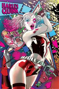 Harley Quinn Neon - plakat