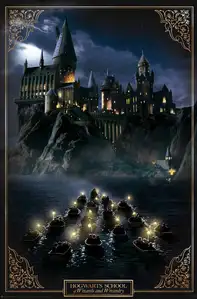 Harry Potter Zamek Hogwart - plakat