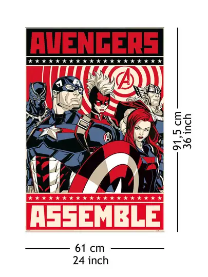 Marvel Avengers Assemble - plakat - Galeria Plakatu