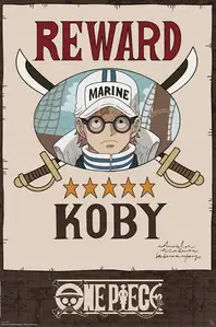 One Piece Wanted Koby Cross Guild - plakat