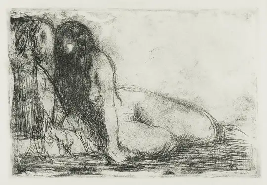 Secret (1913), Edvard Munch -  plakat
