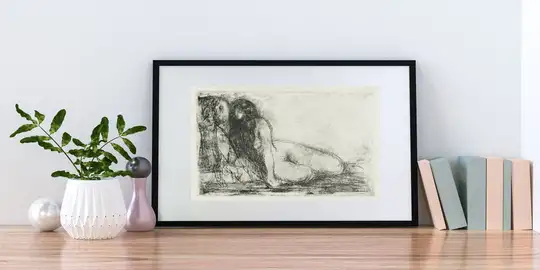 Secret (1913), Edvard Munch -  plakat