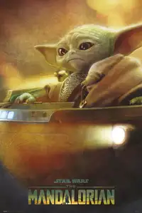 Star Wars The Mandalorian Grogu - plakat