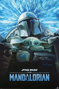 Star Wars The Mandalorian Lightspeed - plakat