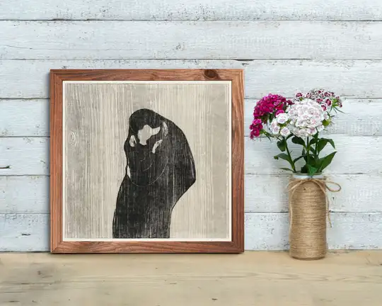 The Kiss IV (1902), Edvard Munch -  plakat