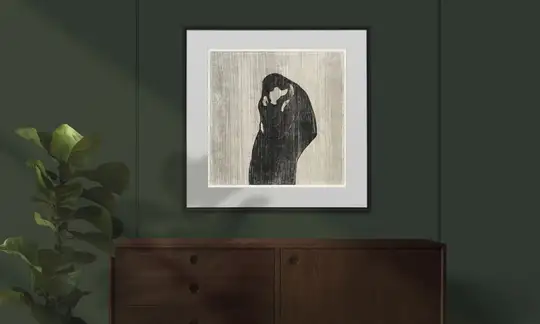 The Kiss IV (1902), Edvard Munch -  plakat