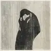 The Kiss IV (1902), Edvard Munch -  plakat