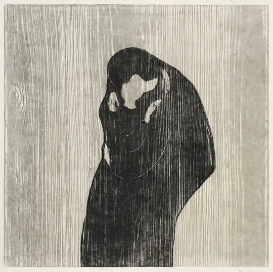The Kiss IV (1902), Edvard Munch -  plakat